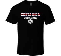 Costa Rica Fifa World Cup Russia 2018 Soccer Football Fan T Shirt