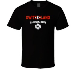 Switzerland Fifa World Cup Russia 2018 Soccer Football Fan T Shirt