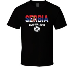 Serbia Fifa World Cup Russia 2018 Soccer Football Fan T Shirt