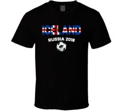 Iceland Fifa World Cup Russia 2018 Soccer Football Fan T Shirt
