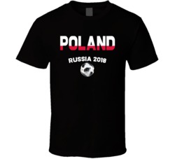 Poland Fifa World Cup Russia 2018 Soccer Football Fan T Shirt