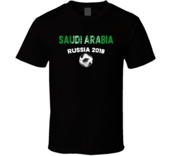 Saudi Arabia Fifa World Cup Russia 2018 Soccer Football Fan T Shirt