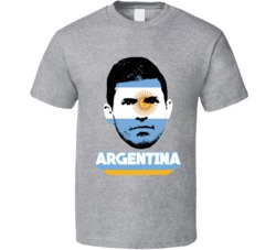 Serio Aguero Argentina Country Pride World Cup Fifa T Shirt Serio Aguero Argentina Country Pride World Cup Fifa T Shirt