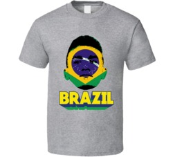 Danilo Big Head Flag Fifa World Cup Pride Soccer T Shirt Danilo Big Head Flag Fifa World Cup Pride Soccer T Shirt
