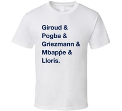France Giroud Pogba Griezmann Mbappe Lloris World Cup Player Fan T Shi France Giroud Pogba Griezmann Mbappe Lloris World Cup Player Fan T Shi