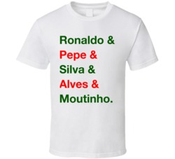 Portugal Ronaldo Pepe Silva Alves Moutinho World Cup Player Fan T Shir Portugal Ronaldo Pepe Silva Alves Moutinho World Cup Player Fan T Shir