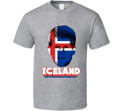 Johann Berg Gudmundsson Iceland Flag Big Head Fifa World Cup Fan T Shi Johann Berg Gudmundsson Iceland Flag Big Head Fifa World Cup Fan T Shi