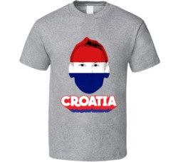 Domagoj Vida Croatia Flag Big Head Fifa World Cup Fan T Shirt Domagoj Vida Croatia Flag Big Head Fifa World Cup Fan T Shirt