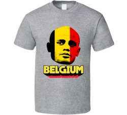Vincent Kompany Belgium Flag Big Head Fifa World Cup Fan T Shirt Vincent Kompany Belgium Flag Big Head Fifa World Cup Fan T Shirt