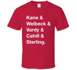 England Kane Welbeck Vardy Cahill Sterling World Cup Team Fan T Shirt England Kane Welbeck Vardy Cahill Sterling World Cup Team Fan T Shirt