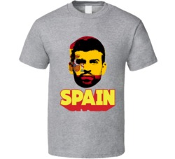 Gerard Pique Spain Flag Big Head Fifa World Cup Fan T Shirt Gerard Pique Spain Flag Big Head Fifa World Cup Fan T Shirt