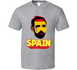 Juanfran Spain Flag Big Head Fifa World Cup Fan T Shirt Juanfran Spain Flag Big Head Fifa World Cup Fan T Shirt
