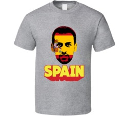 Sergio Busquets Flag Big Head Fifa World Cup Fan T Shirt Sergio Busquets Flag Big Head Fifa World Cup Fan T Shirt
