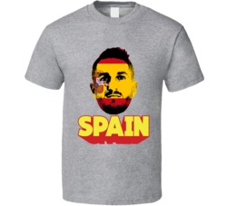 Koke Spain Flag Big Head Fifa World Cup Fan T Shirt Koke Spain Flag Big Head Fifa World Cup Fan T Shirt