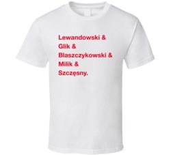 Poland Lewandowski Glik Blaszczykowski Milik Szczesny World Cup Team F Poland Lewandowski Glik Blaszczykowski Milik Szczesny World Cup Team F