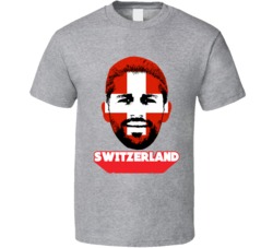 Ricardo Rodriguez Switzerland Flag Big Head Fifa World Cup Fan T Shirt Ricardo Rodriguez Switzerland Flag Big Head Fifa World Cup Fan T Shirt