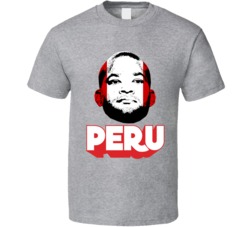 Alberto Rodriguez Peru Flag Big Head Fifa World Cup Fan T Shirt Alberto Rodriguez Peru Flag Big Head Fifa World Cup Fan T Shirt
