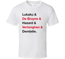 Belgium Lukaku De Bruyne Hazard Vertonghen Dembele World Cup Player Fa Belgium Lukaku De Bruyne Hazard Vertonghen Dembele World Cup Player Fa