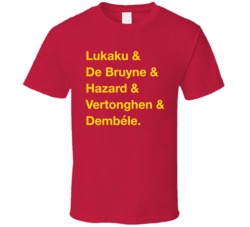 Belgium Lukaku De Bruyne Hazard Vertonghen Dembele World Cup Players F Belgium Lukaku De Bruyne Hazard Vertonghen Dembele World Cup Players F