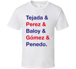 Panama Tejada Perez Baloy Gomez Penedo World Cup Player Fan T Shirt Panama Tejada Perez Baloy Gomez Penedo World Cup Player Fan T Shirt