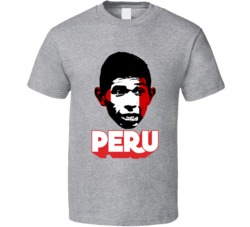 Edison Flores Peru Flag Big Head Fifa World Cup Fan T Shirt Edison Flores Peru Flag Big Head Fifa World Cup Fan T Shirt