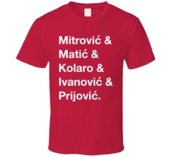 Serbia Mitrovic Matic Kolaro Ivanovic Prijovic World Cup Team Fan T Sh Serbia Mitrovic Matic Kolaro Ivanovic Prijovic World Cup Team Fan T Sh