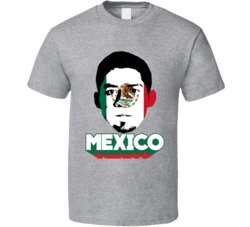Javier Aquino Mexico Flag Big Head Fifa World Cup Fan T Shirt Javier Aquino Mexico Flag Big Head Fifa World Cup Fan T Shirt