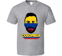 David Ospina Colombia Flag Big Head Fifa World Cup Fan T Shirt David Ospina Colombia Flag Big Head Fifa World Cup Fan T Shirt