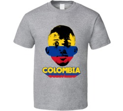 Jefferson Lerma Colombia Flag Big Head Fifa World Cup Fan T Shirt Jefferson Lerma Colombia Flag Big Head Fifa World Cup Fan T Shirt
