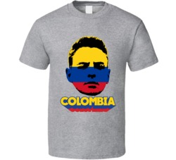 Santiago Arias Colombia Flag Big Head Fifa World Cup Fan T Shirt Santiago Arias Colombia Flag Big Head Fifa World Cup Fan T Shirt