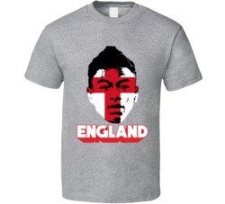 Jesse Lingard England Flag Big Head Fifa World Cup Fan T Shirt