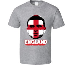 Kyle Walker England Flag Big Head Fifa World Cup Fan T Shirt