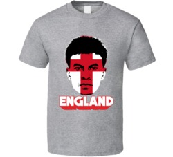 Dele Alli England Flag Big Head Fifa World Cup Fan T Shirt