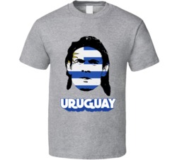 Edinson Cavani Uruguay Flag Big Head Fifa World Cup Fan T Shirt Edinson Cavani Uruguay Flag Big Head Fifa World Cup Fan T Shirt