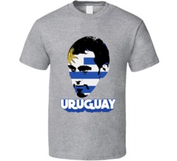 Diego Godin Uruguay Flag Big Head Fifa World Cup Fan T Shirt Diego Godin Uruguay Flag Big Head Fifa World Cup Fan T Shirt