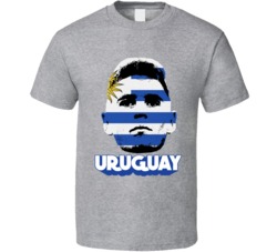 Guillermo Varela Uruguay Flag Big Head Fifa World Cup Fan T Shirt Guillermo Varela Uruguay Flag Big Head Fifa World Cup Fan T Shirt