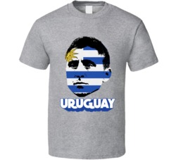 Cristian Rodriguez Uruguay Flag Big Head Fifa World Cup Fan T Shirt Cristian Rodriguez Uruguay Flag Big Head Fifa World Cup Fan T Shirt