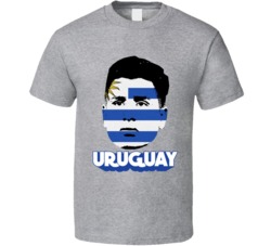 Jose Gimenez Uruguay Flag Big Head Fifa World Cup Fan T Shirt Jose Gimenez Uruguay Flag Big Head Fifa World Cup Fan T Shirt