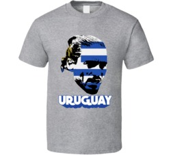 Martin Caceres Uruguay Flag Big Head Fifa World Cup Fan T Shirt Martin Caceres Uruguay Flag Big Head Fifa World Cup Fan T Shirt