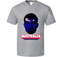 Mathew Ryan Australia Flag Head Fifa World Cup Fan T Shirt Mathew Ryan Australia Flag Head Fifa World Cup Fan T Shirt