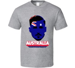 Matthew Leckie Australia Flag Head Fifa World Cup Fan T Shirt Matthew Leckie Australia Flag Head Fifa World Cup Fan T Shirt