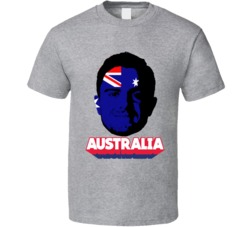 Joshua Risdon Australia Flag Head Fifa World Cup Fan T Shirt Joshua Risdon Australia Flag Head Fifa World Cup Fan T Shirt