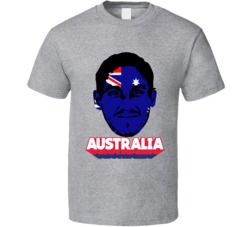 Mark Milligan Australia Flag Head Fifa World Cup Fan T Shirt Mark Milligan Australia Flag Head Fifa World Cup Fan T Shirt