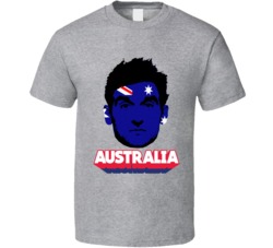 Mile Jedinak Australia Flag Head Fifa World Cup Fan T Shirt Mile Jedinak Australia Flag Head Fifa World Cup Fan T Shirt