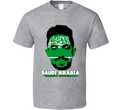 Hattan Sultan Babhir Arabia Flag Big Head Fifa World Cup Fan T Shirt Hattan Sultan Babhir Arabia Flag Big Head Fifa World Cup Fan T Shirt