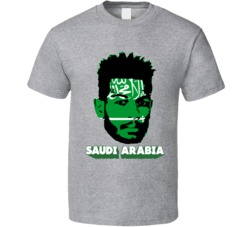 Ali Albulayhi Arabia Flag Big Head Fifa World Cup Fan T Shirt Ali Albulayhi Arabia Flag Big Head Fifa World Cup Fan T Shirt