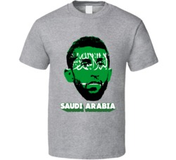 Salman Al-faraj Arabia Flag Big Head Fifa World Cup Fan T Shirt Salman Al-faraj Arabia Flag Big Head Fifa World Cup Fan T Shirt