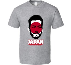 Maya Yoshida Japan Flag Big Head Fifa World Cup Fan T Shirt Maya Yoshida Japan Flag Big Head Fifa World Cup Fan T Shirt