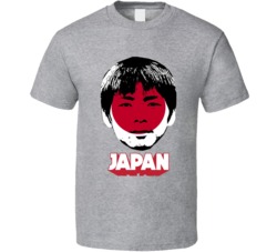 Takashi Inui Japan Flag Big Head Fifa World Cup Fan T Shirt Takashi Inui Japan Flag Big Head Fifa World Cup Fan T Shirt