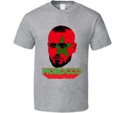 Karim El Ahmadi Morocco Flag Big Head Fifa World Cup Fan T Shirt Karim El Ahmadi Morocco Flag Big Head Fifa World Cup Fan T Shirt